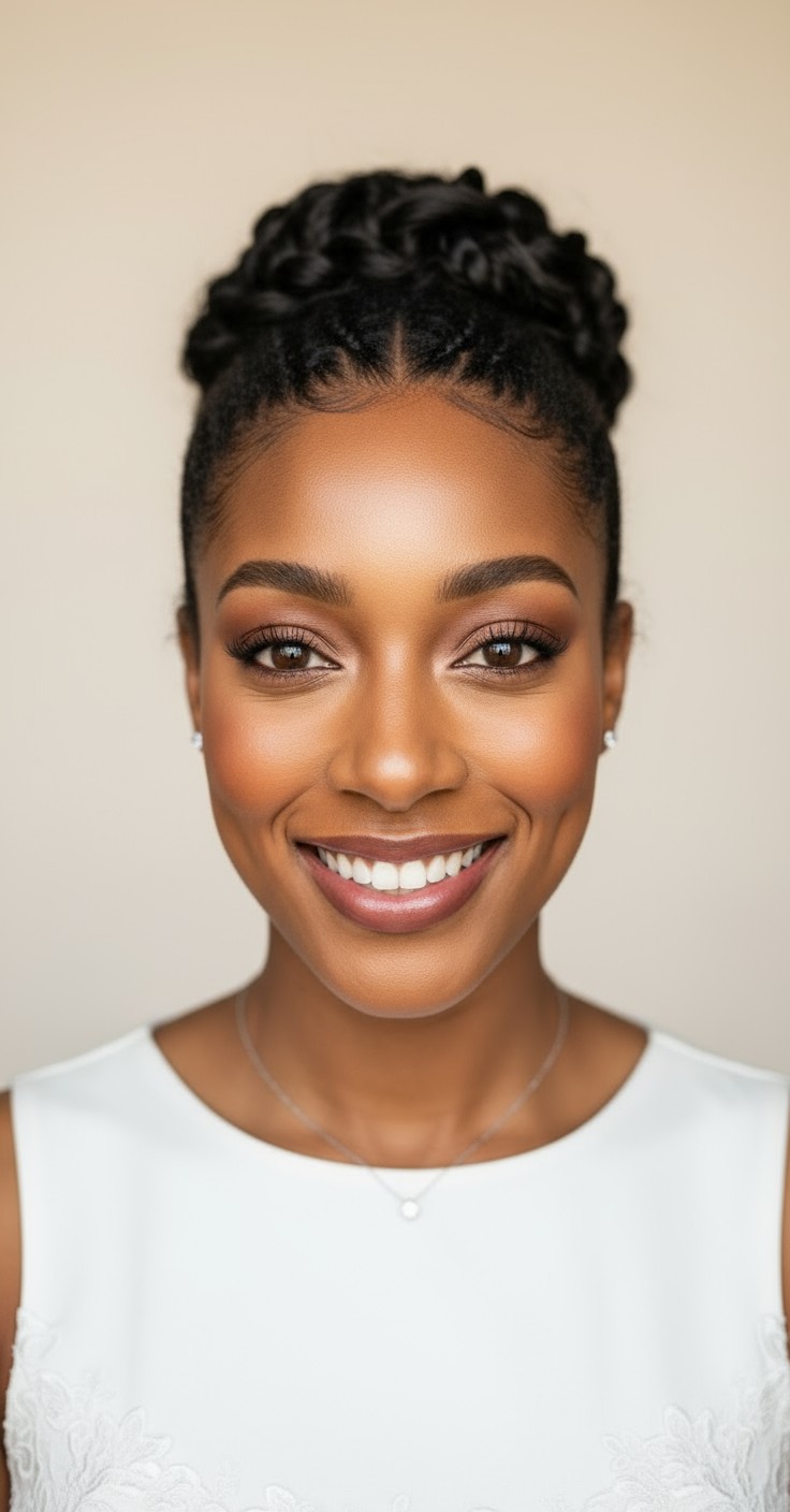 After Loose Wedding Bun